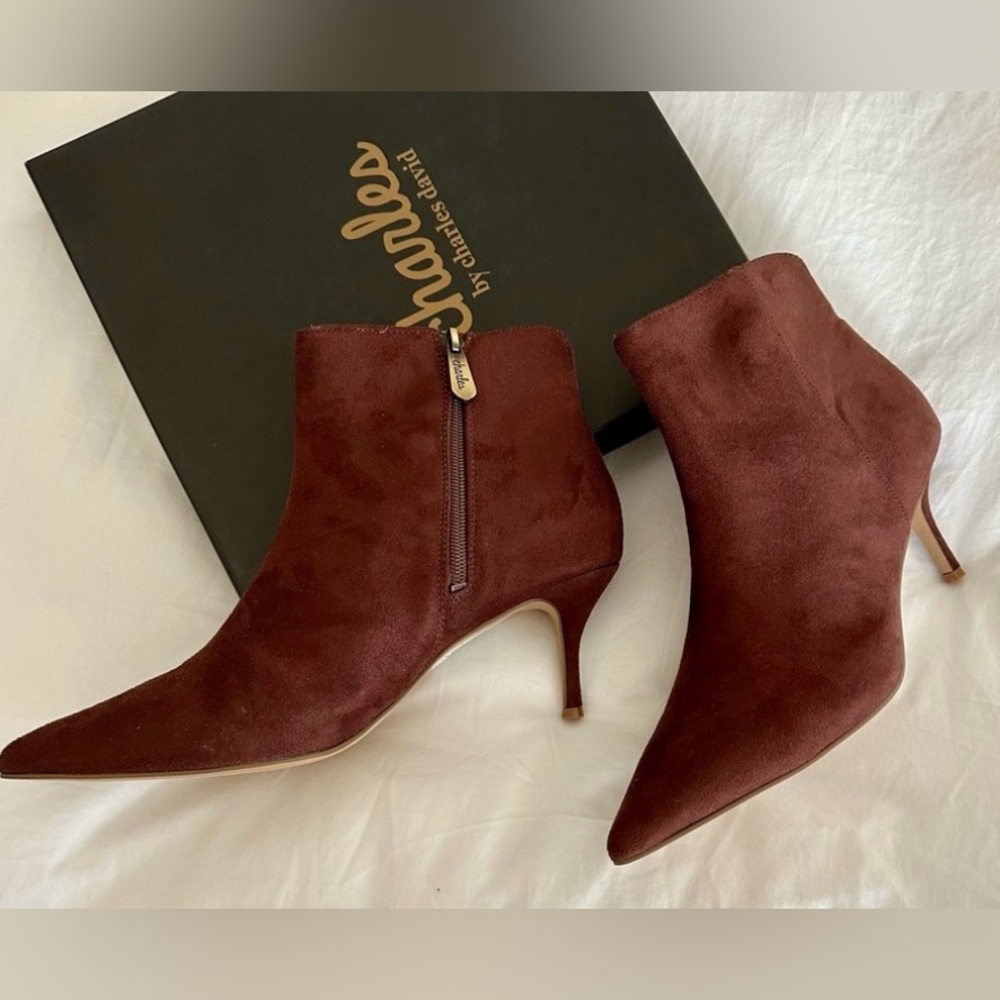 Charles David Ankle Boots Booties - NEW in box - Size 10